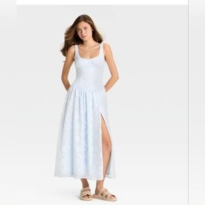 Wild Fable Light Blue Midi Dress